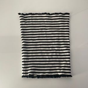 Black and white striped tube top from Love Tree S